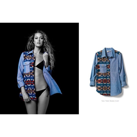 Pendleton Tops - NWOT Roxy x Pendleton Two Time Board Shirt D